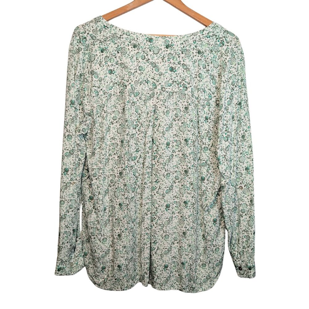 Jane & Delancey Women’s Blouse XL Floral Long Sleeve Top - Picture 2 of 9